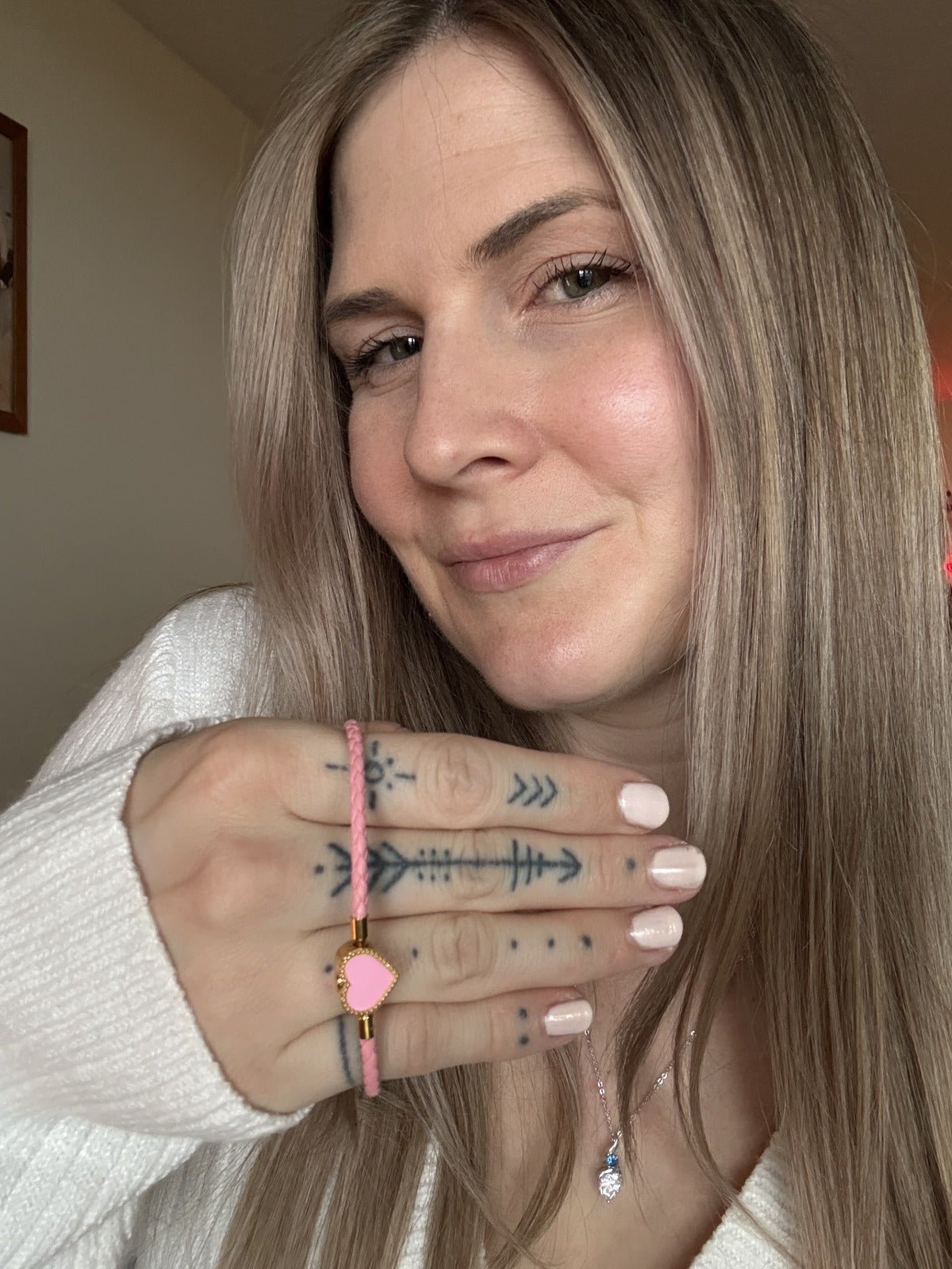Pink Hope Bracelet - Breast Cancer Awarness - light&karma
